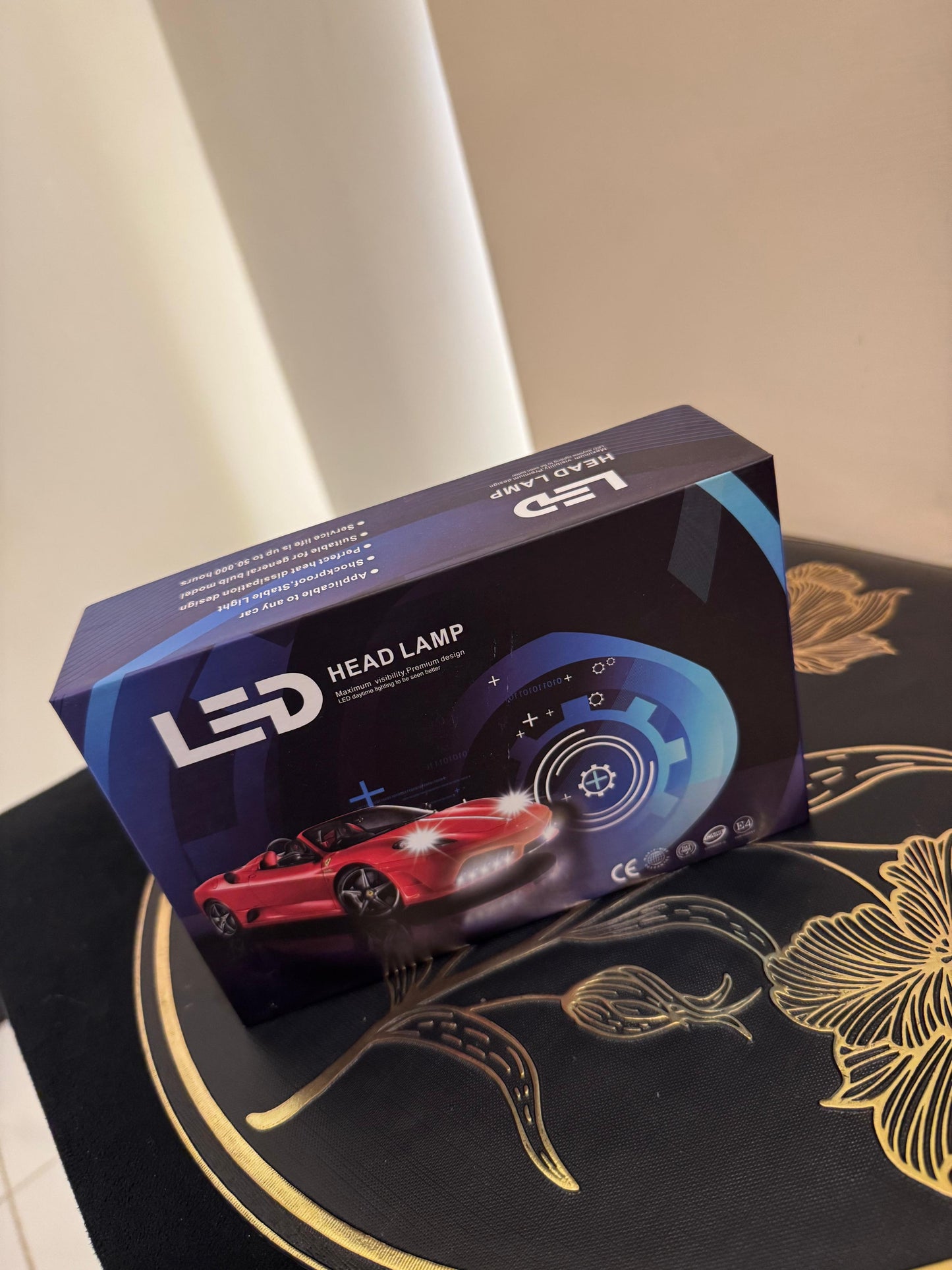 🚗 6-in-1 Multi-Color LED Car Headlight with Flasher – Stylish, Safe & Brightest